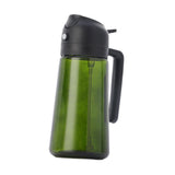 Maxbell Oil Dispenser Bottle 16oz Refillable Oil Mister for Air Fryer BBQ Peanut Oil Black