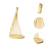 Maxbell Handmade Bamboo Woven Tray Decorative Serving Tray for Office Bathroom Party S wood