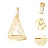 Maxbell Handmade Bamboo Woven Tray Decorative Serving Tray for Office Bathroom Party L wood