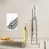 Maxbell Cutting Board Rack 3 Slot Pot Pan Lids Holder for Baking Sheet Cabinet Plate