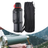 Maxbell Insulated Water Jug Portable 4L Insulated Bottle for Outdoors Fishing Travel Black