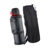 Maxbell Insulated Water Jug Portable 4L Insulated Bottle for Outdoors Fishing Travel Black