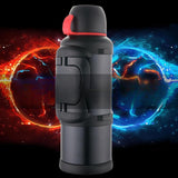 Maxbell Insulated Water Jug Portable 4L Insulated Bottle for Outdoors Fishing Travel Black