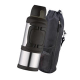 Maxbell Insulated Water Jug Portable 4L Insulated Bottle for Outdoors Fishing Travel Argent
