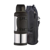 Maxbell Insulated Water Jug Portable 4L Insulated Bottle for Outdoors Fishing Travel Argent
