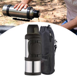 Maxbell Insulated Water Jug Portable 4L Insulated Bottle for Outdoors Fishing Travel Argent