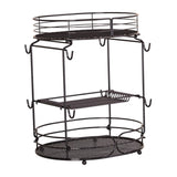 Maxbell Coffee Pod Storage Organizer Container for Home Office Restaurant Countertop Brown