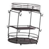 Maxbell Coffee Pod Storage Organizer Container for Home Office Restaurant Countertop Brown
