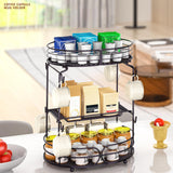 Maxbell Coffee Pod Storage Organizer Container for Home Office Restaurant Countertop Brown