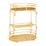 Maxbell Coffee Pod Storage Organizer Container for Home Office Restaurant Countertop Gold