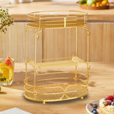 Maxbell Coffee Pod Storage Organizer Container for Home Office Restaurant Countertop Gold