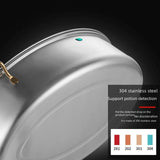 Maxbell Fish Steaming Pot with Cover Oval Cookware for Eggs Vegetables Coarse Grains with Ceramic Plate