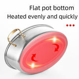 Maxbell Fish Steaming Pot with Cover Oval Cookware for Eggs Vegetables Coarse Grains Double Layer