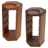 Maxbell Filtration Basket Rack Versatile Wooden Stand Holder for Restaurant Kitchen Home red wood