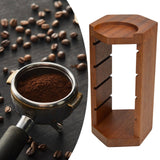 Maxbell Filtration Basket Rack Versatile Wooden Stand Holder for Restaurant Kitchen Home red wood