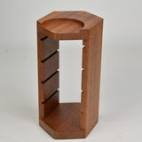 Maxbell Filtration Basket Rack Versatile Wooden Stand Holder for Restaurant Kitchen Home red wood