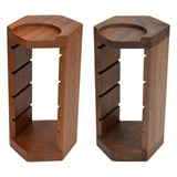 Maxbell Filtration Basket Rack Versatile Wooden Stand Holder for Restaurant Kitchen Home red wood