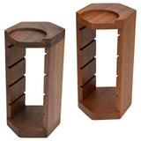 Maxbell Filtration Basket Rack Versatile Wooden Stand Holder for Restaurant Kitchen Home red wood