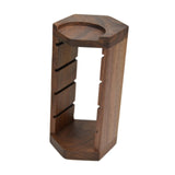 Maxbell Filtration Basket Rack Versatile Wooden Stand Holder for Restaurant Kitchen Home wood
