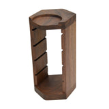 Maxbell Filtration Basket Rack Versatile Wooden Stand Holder for Restaurant Kitchen Home wood