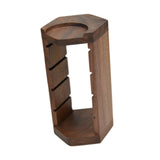 Maxbell Filtration Basket Rack Versatile Wooden Stand Holder for Restaurant Kitchen Home wood