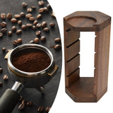Maxbell Filtration Basket Rack Versatile Wooden Stand Holder for Restaurant Kitchen Home wood