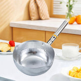 Maxbell Aluminum Yukihira Pot Easy to Clean Sauce Pot for Gas Cooker Home Use Congee 18cm