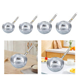 Maxbell Aluminum Yukihira Pot Easy to Clean Sauce Pot for Gas Cooker Home Use Congee 18cm