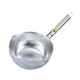Maxbell Aluminum Yukihira Pot Easy to Clean Sauce Pot for Gas Cooker Home Use Congee 18cm