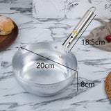 Maxbell Aluminum Yukihira Pot Easy to Clean Sauce Pot for Gas Cooker Home Use Congee 20cm