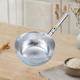 Maxbell Aluminum Yukihira Pot Easy to Clean Sauce Pot for Gas Cooker Home Use Congee 22cm