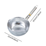 Maxbell Aluminum Yukihira Pot Easy to Clean Sauce Pot for Gas Cooker Home Use Congee 22cm