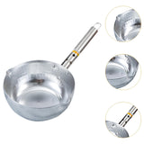 Maxbell Aluminum Yukihira Pot Easy to Clean Sauce Pot for Gas Cooker Home Use Congee 24cm
