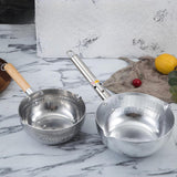 Maxbell Aluminum Yukihira Pot Easy to Clean Sauce Pot for Gas Cooker Home Use Congee 24cm