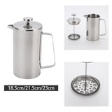 Maxbell Stainless Steel French Press Coffee Kettle for Office Outdoor Camping Travel Small