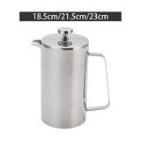 Maxbell Stainless Steel French Press Coffee Kettle for Office Outdoor Camping Travel Small