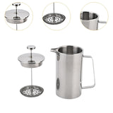 Maxbell Stainless Steel French Press Coffee Kettle for Office Outdoor Camping Travel Small
