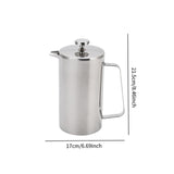 Maxbell Stainless Steel French Press Coffee Kettle for Office Outdoor Camping Travel Medium