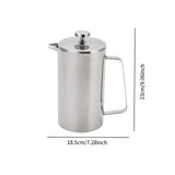 Maxbell Stainless Steel French Press Coffee Kettle for Office Outdoor Camping Travel Large