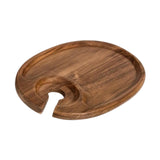 Maxbell Wooden Lightweight Appetizer Serving Platter for Restaurant Home Kitchen Bar