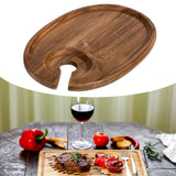 Maxbell Wooden Lightweight Appetizer Serving Platter for Restaurant Home Kitchen Bar