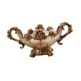 Maxbell Pedestal Fruit Plate Decorative Food Storage Dish with Base for Kitchen Home argent