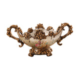 Maxbell Pedestal Fruit Plate Decorative Food Storage Dish with Base for Kitchen Home argent