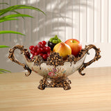 Maxbell Pedestal Fruit Plate Decorative Food Storage Dish with Base for Kitchen Home argent
