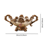 Maxbell Pedestal Fruit Plate Decorative Food Storage Dish with Base for Kitchen Home argent