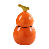 Maxbell Toothpick Holder Dispenser Cotton Swab Jar for Kitchen Home Bathroom Shelves orange
