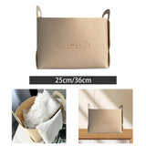 Maxbell Pet Toy Storage Box Large Felt Storage Basket for Clothing Dog Coats Blanket M