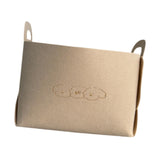 Maxbell Pet Toy Storage Box Large Felt Storage Basket for Clothing Dog Coats Blanket M