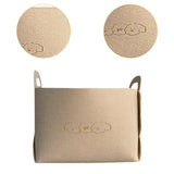 Maxbell Pet Toy Storage Box Large Felt Storage Basket for Clothing Dog Coats Blanket L