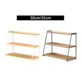 Maxbell 3 Tier Coffee Mug Holder Multifunctional Mug Shelf for Cups Condiments Bowls white S
